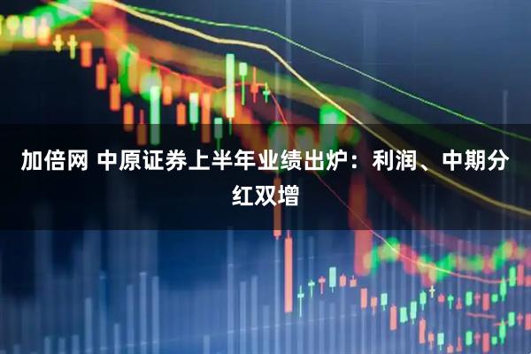 加倍网 中原证券上半年业绩出炉：利润、中期分红双增